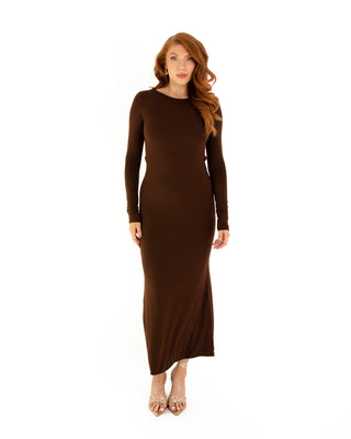 Maia Dress - Brown