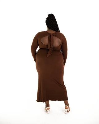 Maia Dress - Brown